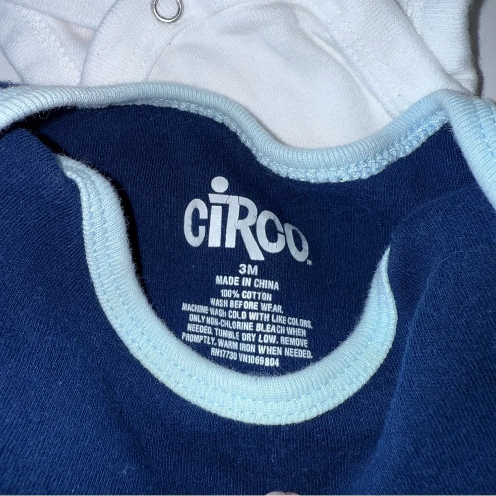 Lot of 06 Piece Carter’s Baby Boy 0-3 Month Bodysuit Bundle
